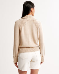 Abercrombie Collared Rib Sweater (M)