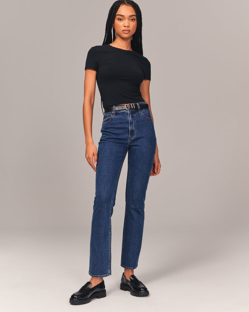 Abercrombie Ankle Straight Jeans (33/16)