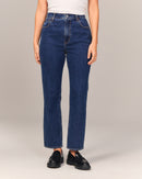 Abercrombie High Rise Ankle Straight Jeans (26/2)