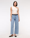 NEW Abercrombie Wide Leg Crop Jeans (35 short)