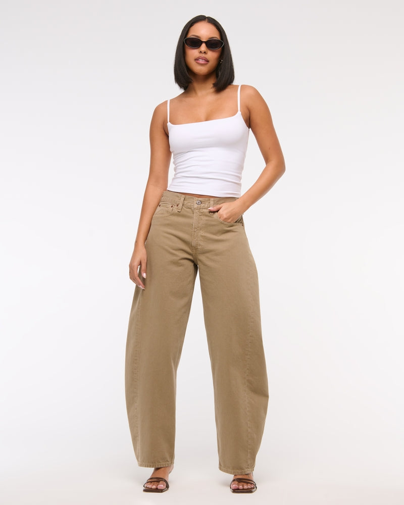 Abercrombie Brown Barrel Jeans (24s)