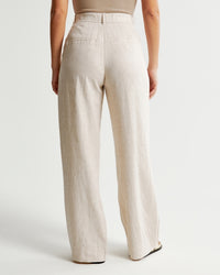 Abercrombie Linen Blend Wide Leg Pants (27/4)