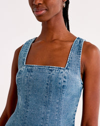 NEW Abercrombie Denim Mini Dress (M)
