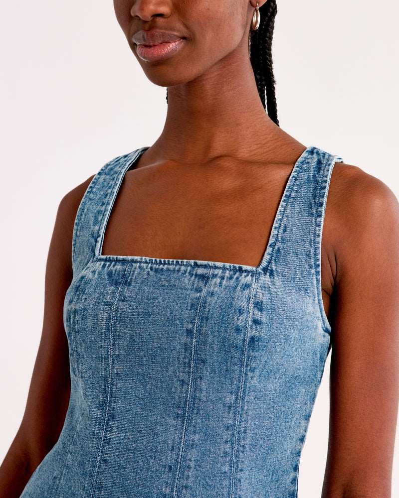 NEW Abercrombie Denim Mini Dress (M)