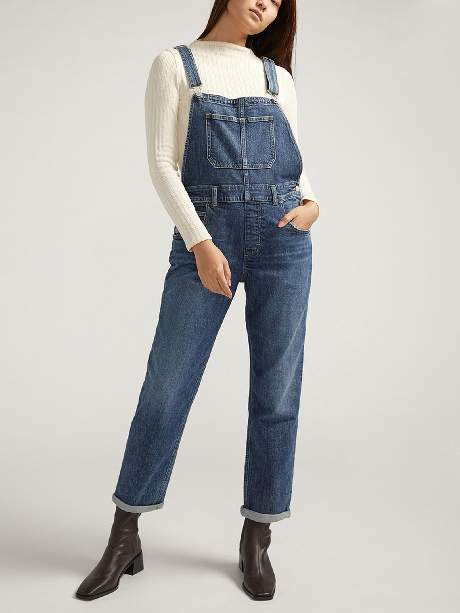 Baggy Denim Overalls (2X)