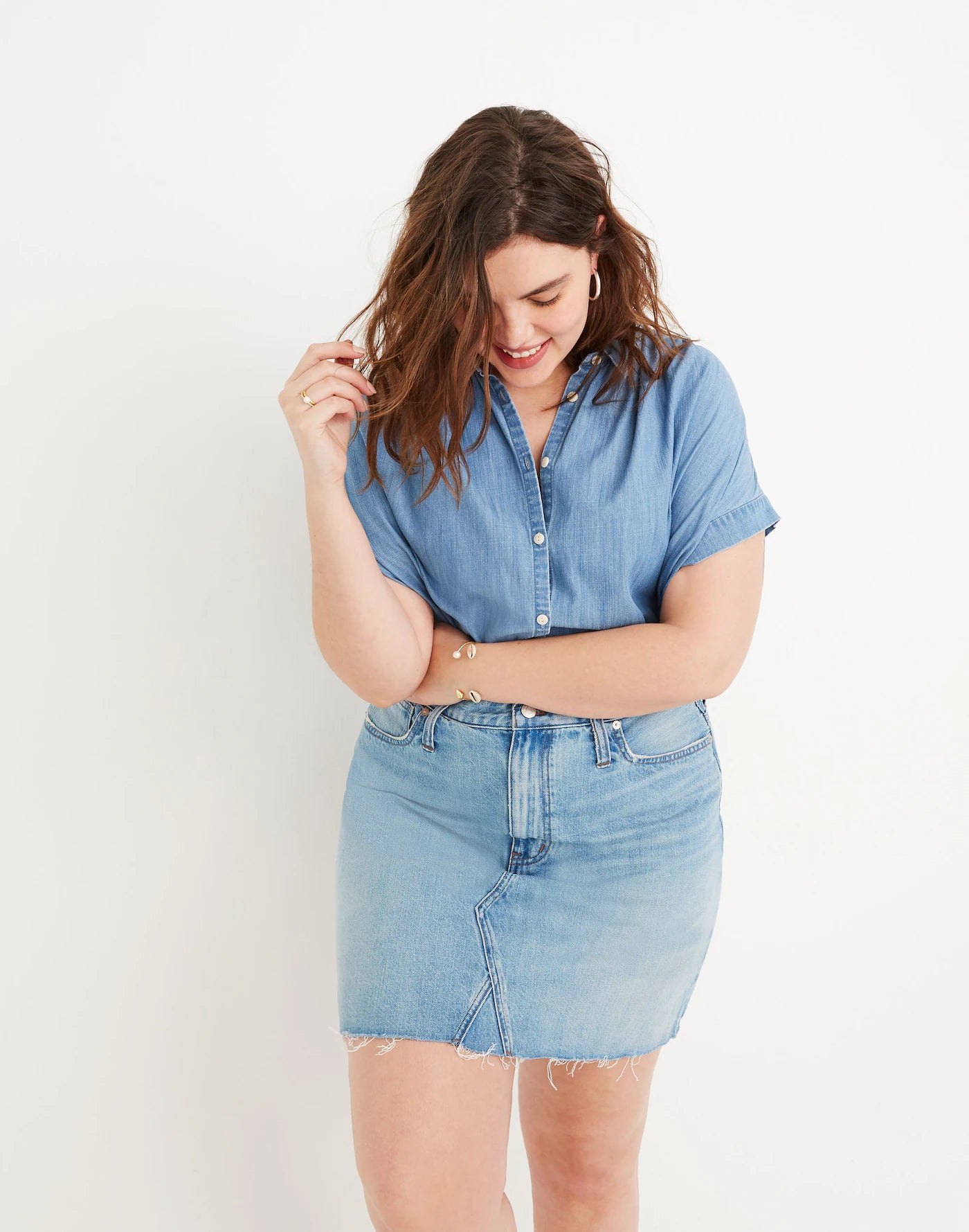 Madewell Denim Mini Skirt (27)