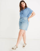 Madewell Denim Mini Skirt (27)