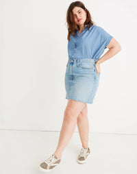 Madewell Denim Mini Skirt (27)