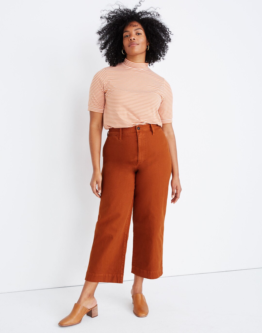 Madewell Terracotta Wide Leg Pants (24P)