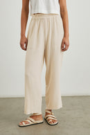 Cotton Gauze Wide Leg Pants (M)