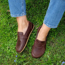 Earthing Harmony Leather Loafers (10/10.5)