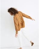 Madewell Button Back Gauze Top (XL)