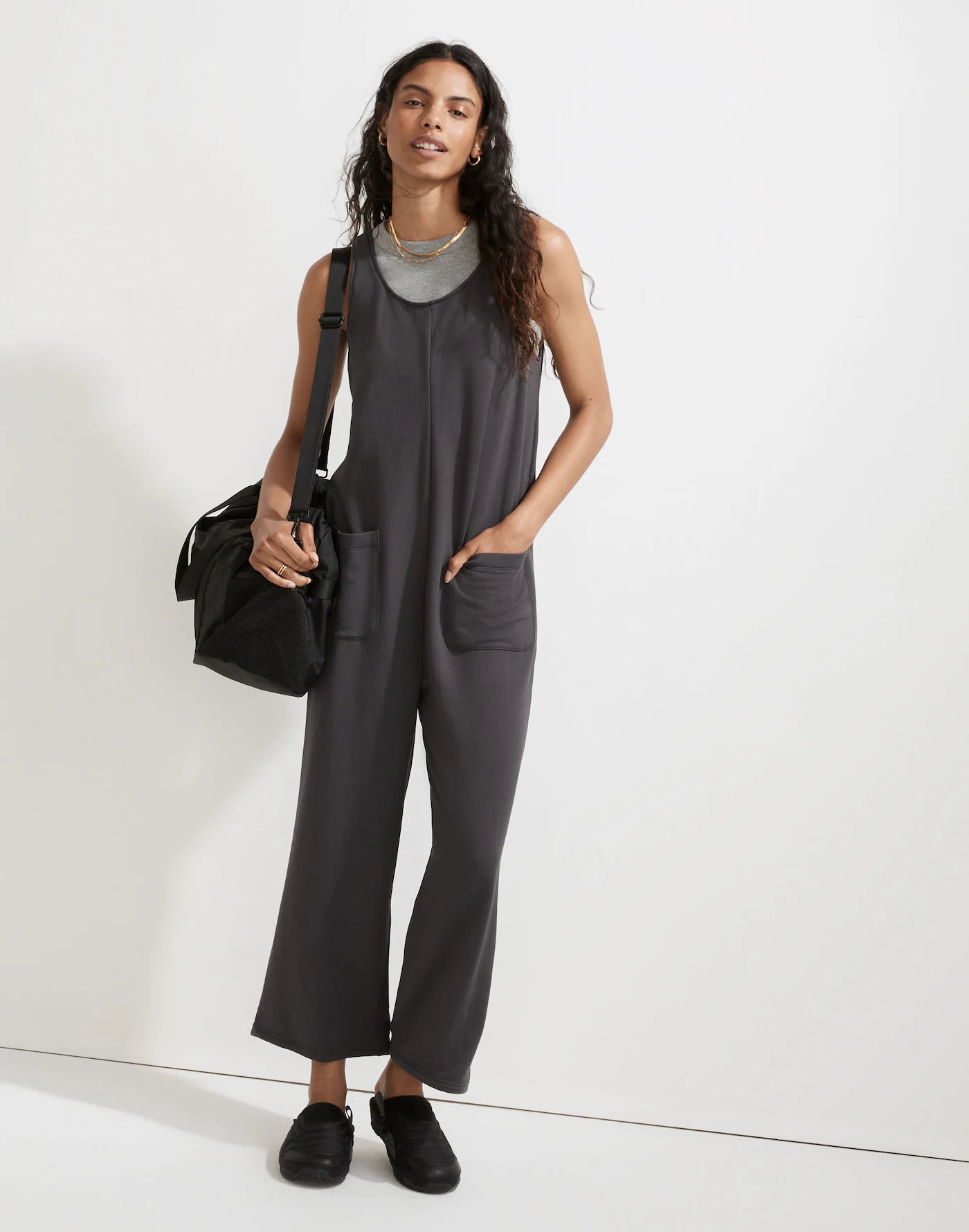 Madewell Wide Leg Jumpsuit (XS)