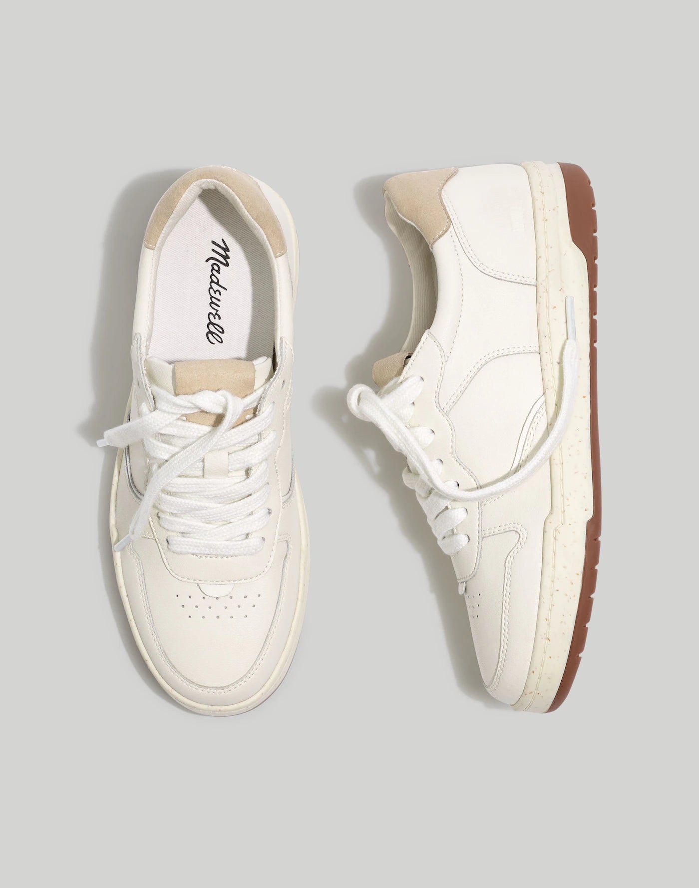 Madewell White Leather Sneakers (9)