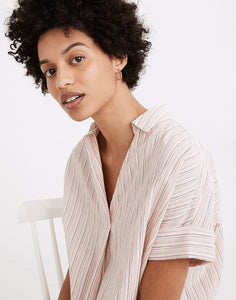 Madewell Striped Oversized Top (S)