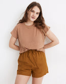 Madewell Earthy Linen Blend Tee (XS)