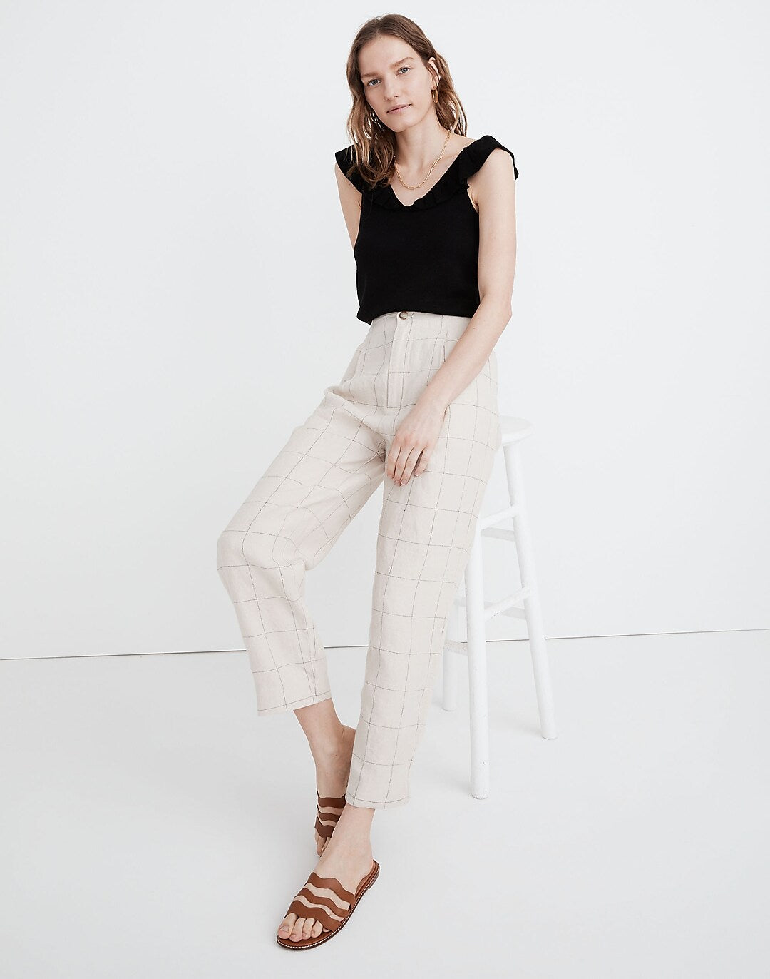 Madewell Linen Tapered Pants (12)