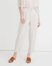 Madewell Linen Blend Straight Pants (M)