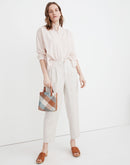 Madewell Linen Blend Straight Pants (M)