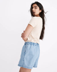 Madewell Easy Pull On Denim Shorts (M)
