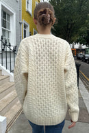 Brandy Melville Cable Knit Wool Cardigan (S/M)