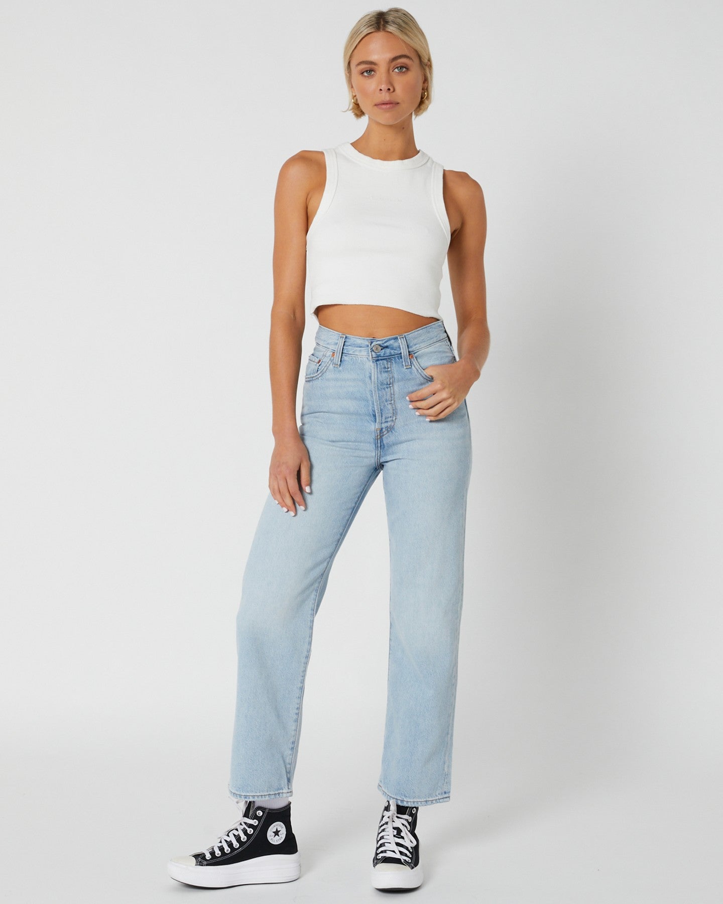 Levi's Ribcage Straight Jeans (27)