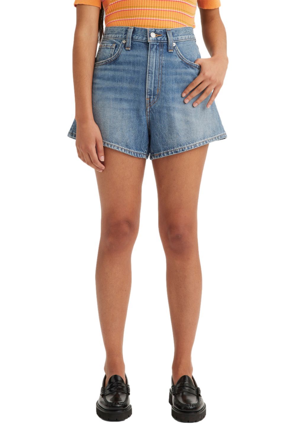 Levi's High Waisted Mom Shorts (26)