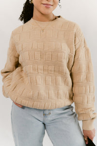 &Merci Chunky Textured Sweater (L)