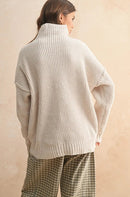 Miou Muse Chunky Turtleneck Sweater (S)
