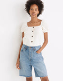 Madewell Cream Square Neck Top (XL)