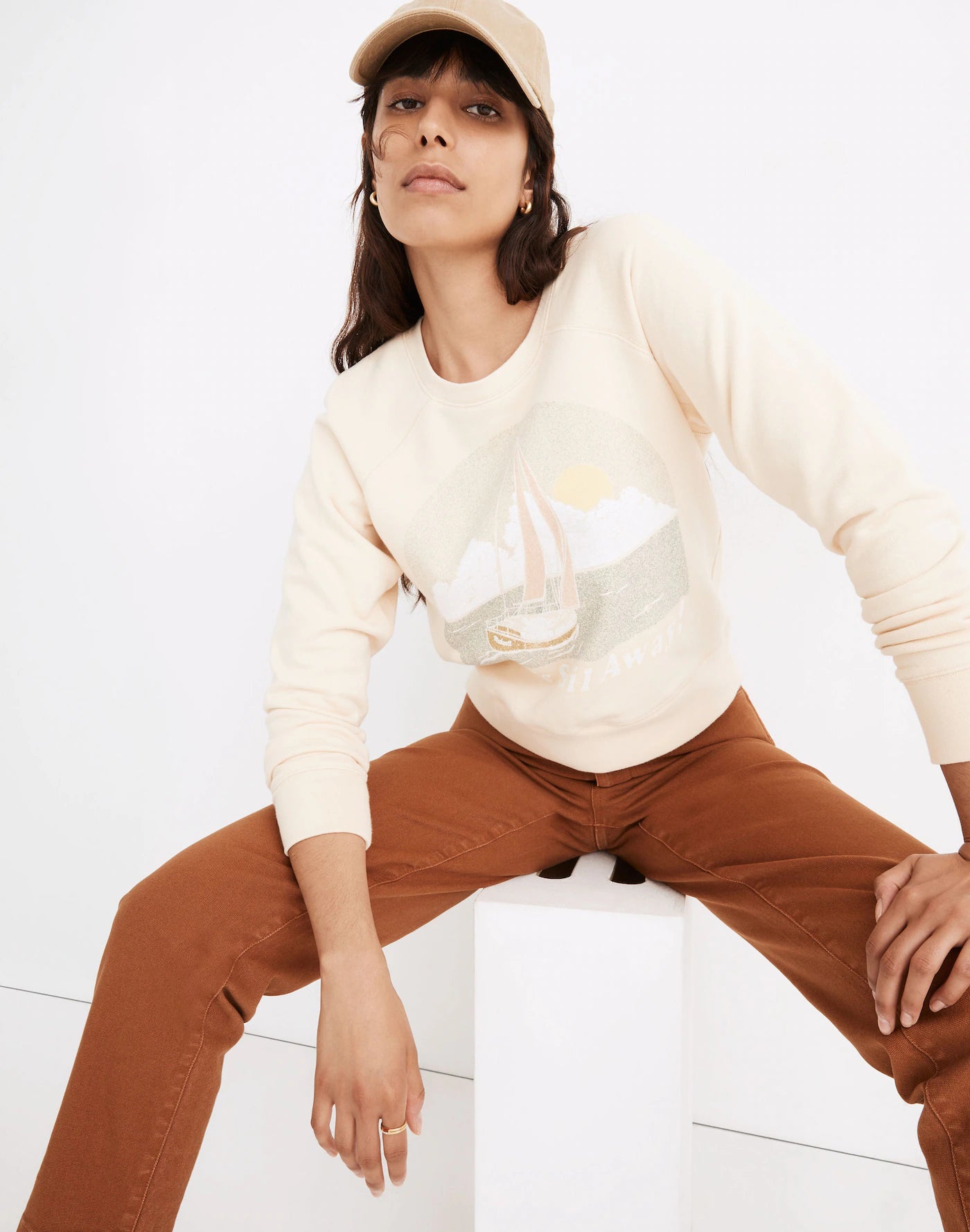 Madewell Let's Sail Away Sweatshirt (XL)