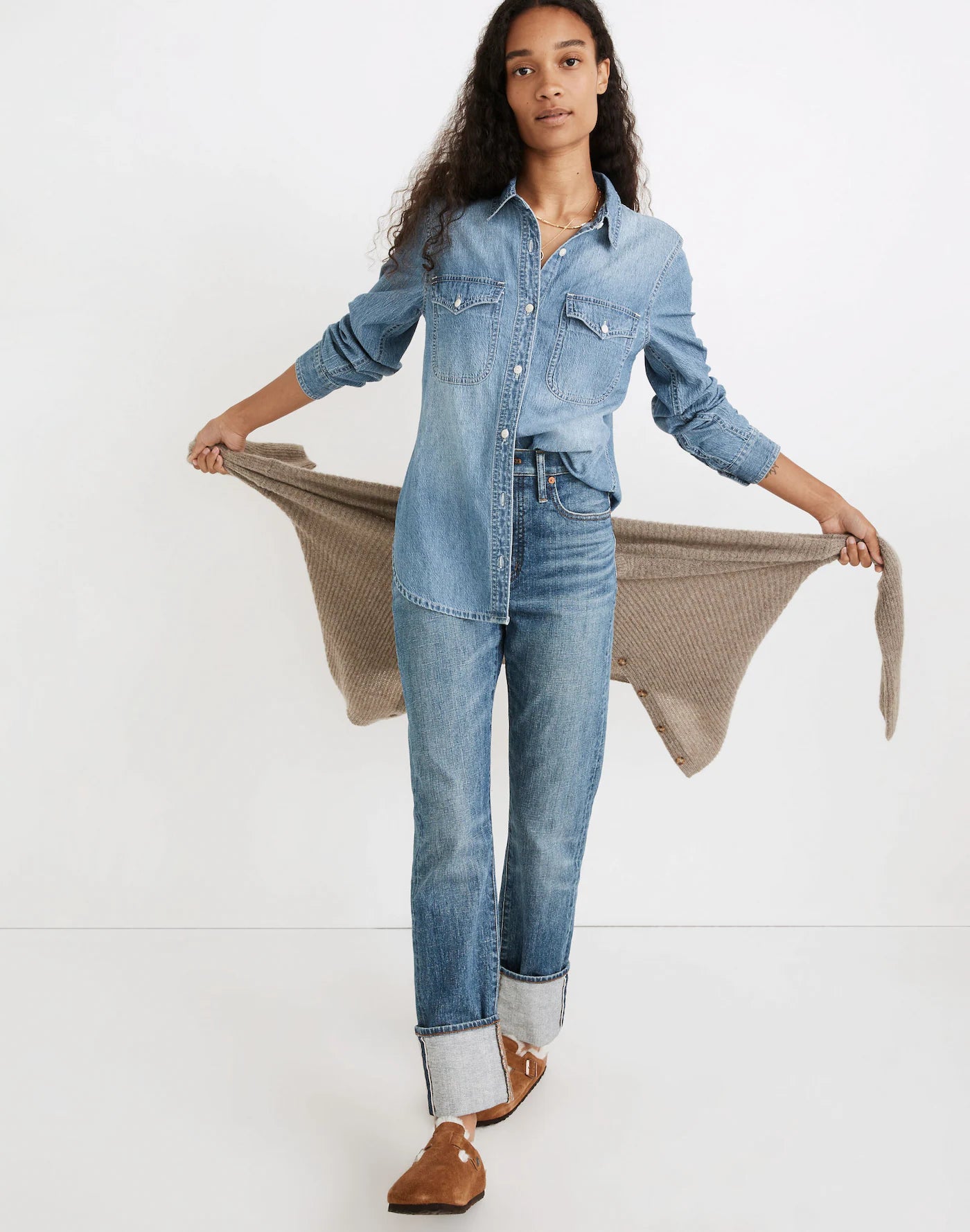 Madewell Denim Button Up Shirt (S)
