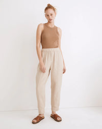 Madewell Neutral Gauze Pants (XS)