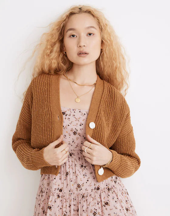 Madewell Chunky Crop Cardigan (XS)