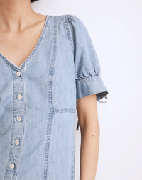 Madewell Denim Mini Dress (00)