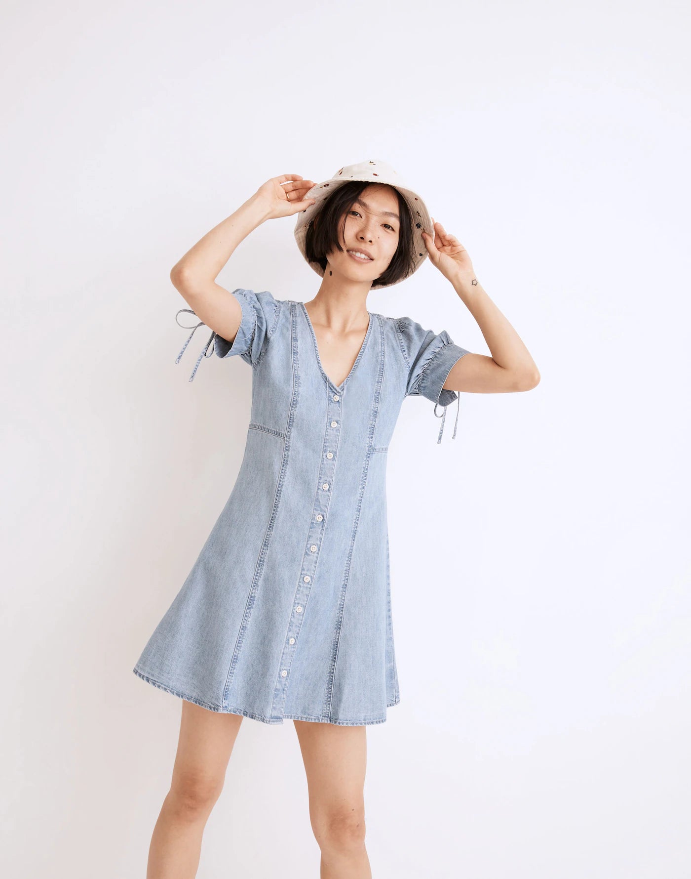 Madewell Denim Mini Dress (00)