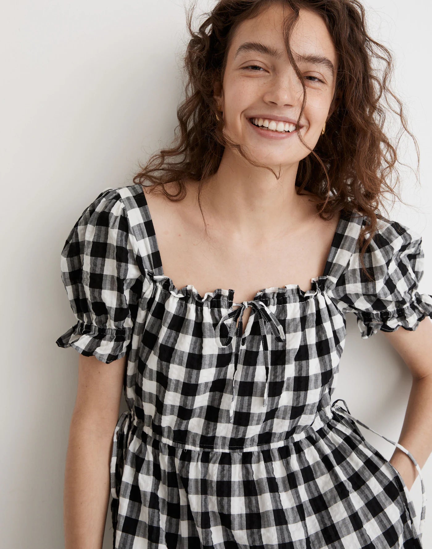 NEW Madewell Gingham Dress (S)