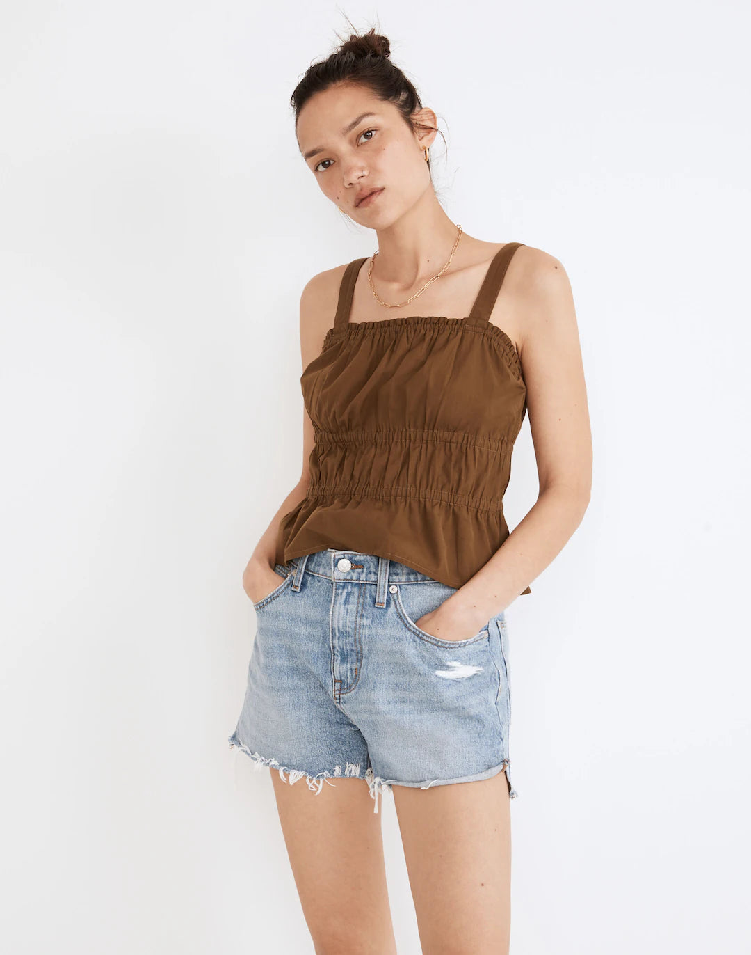 NEW Madewell Relaxed Denim Shorts (25)