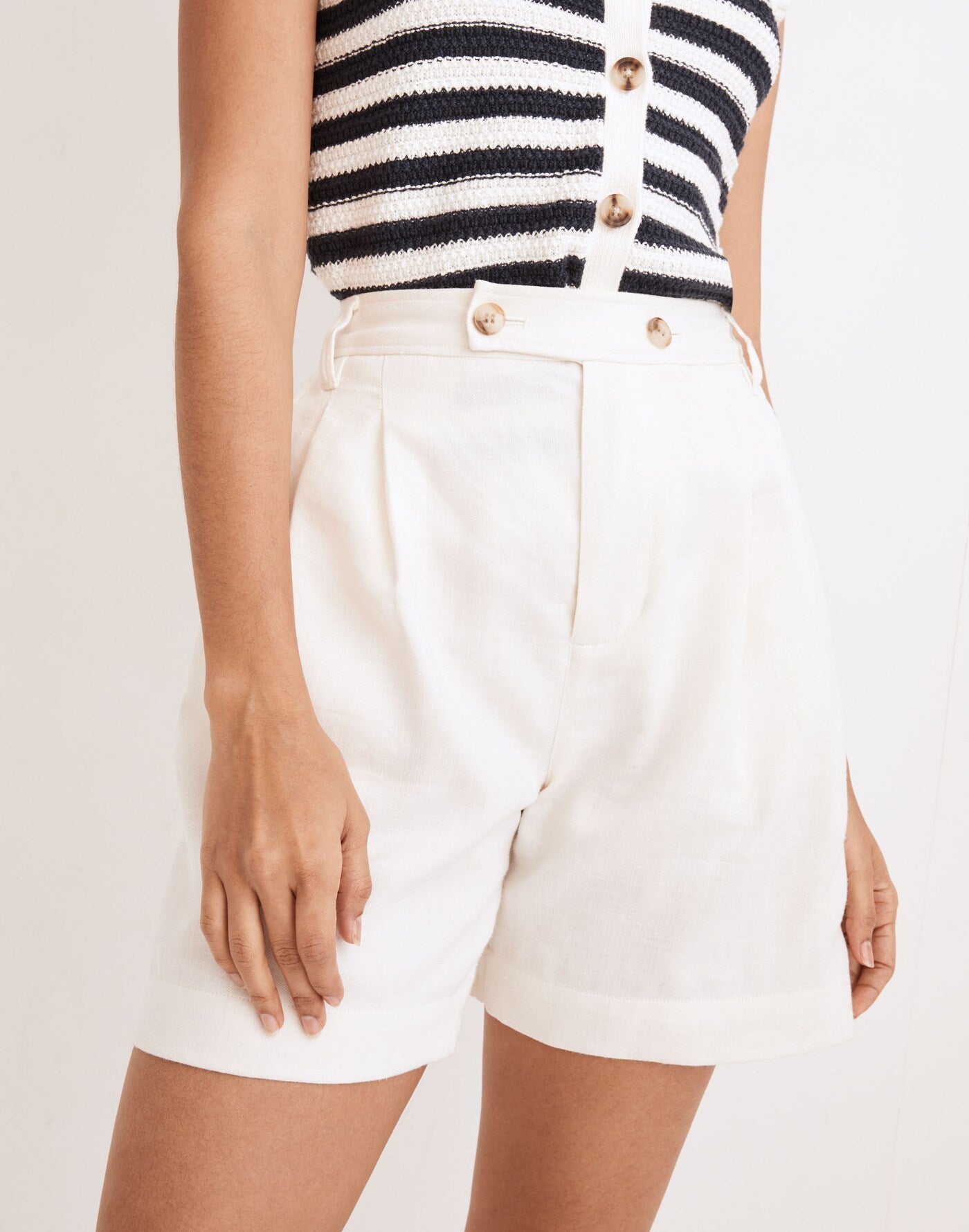 Madewell Linen Blend Relaxed Shorts (0)