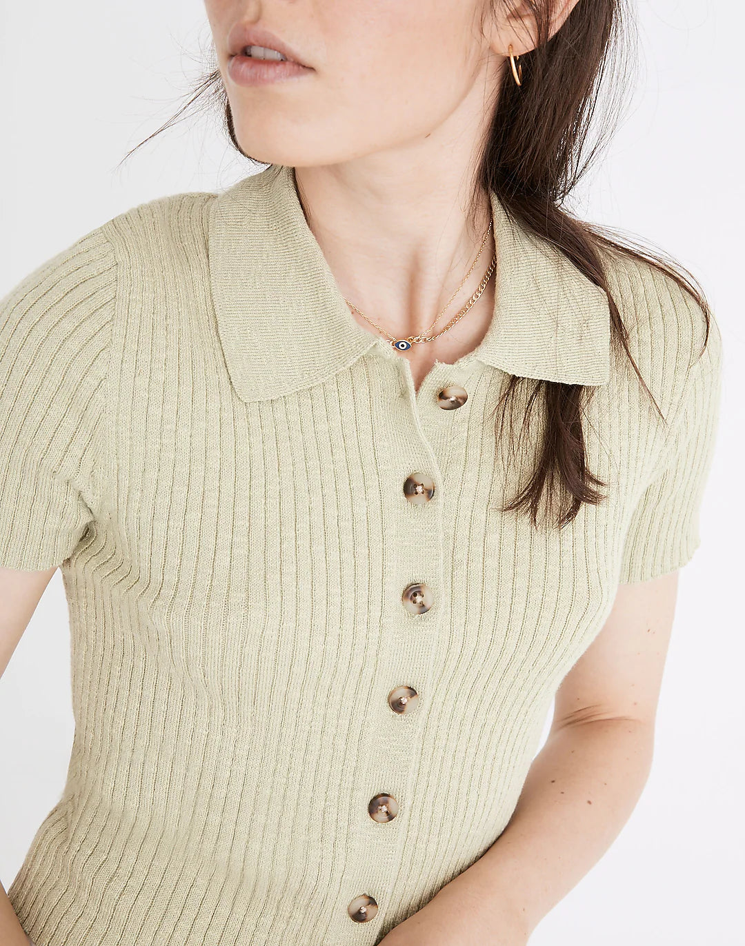 Madewell Matcha Knit Top (XXS-S)