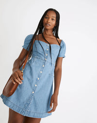 Madewell Denim Mini Dress (4)