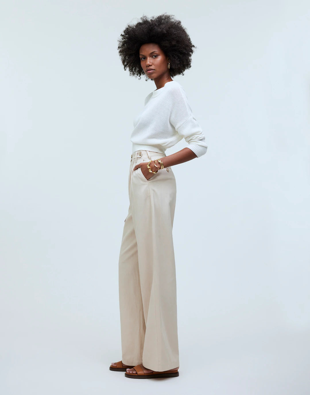 Madewell Wide Leg Pants (8T)