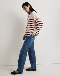Madewell Cotton Striped Sweater (L)