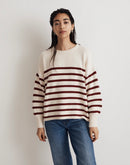 Madewell Cotton Striped Sweater (L)