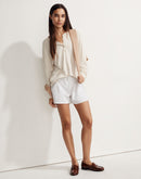 Madewell Oversized Henley Tee (XXS-S)