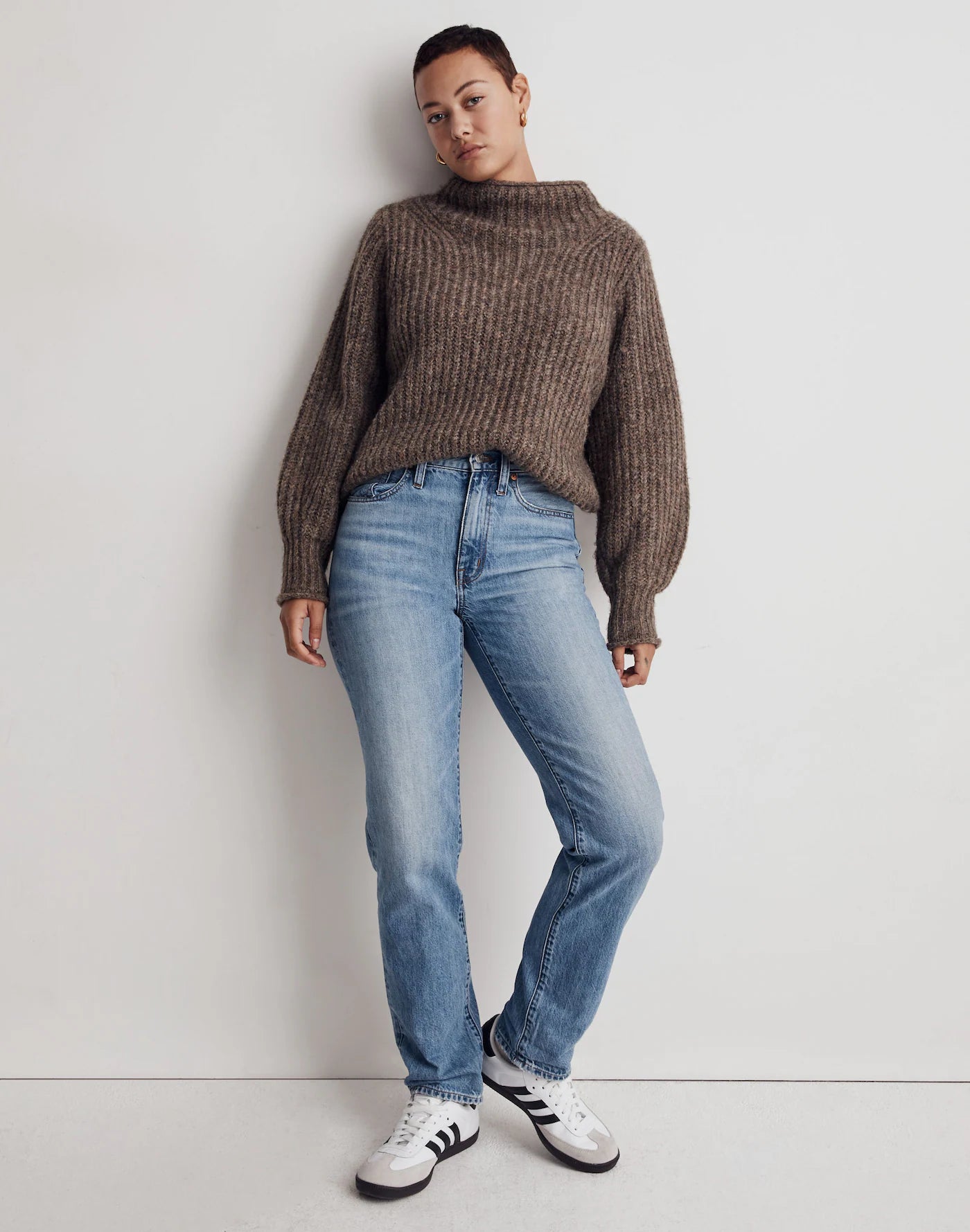 Madewell Chunky Mockneck Sweater (M)