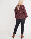 Madewell Floral Embroidered Top (1X)