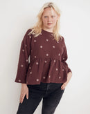 Madewell Floral Embroidered Top (1X)