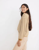 Madewell Green Striped Tee (M)