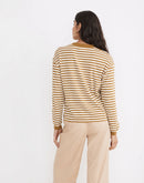 Madewell Green Striped Tee (M)
